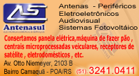 Antenasul - Assistêcia técnica, eletroeletrônicos,antenas,periféricos e muito mais! Av. Otto Niemeyer, 2103 B - Bairro Camaquã - Porto Alegre - Fone: (51) 3241.0411